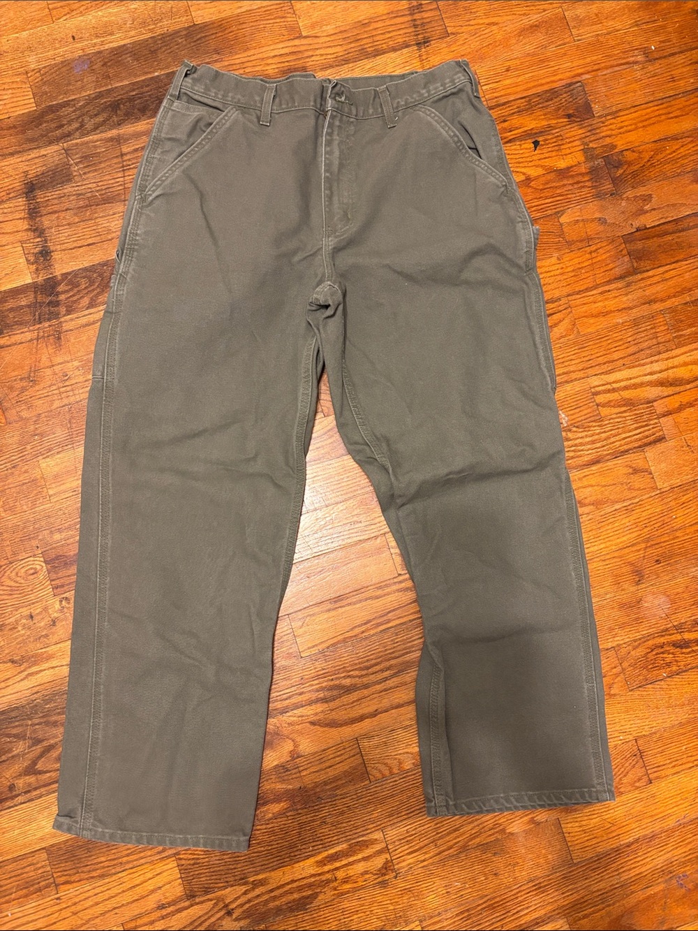 Carhartt Men's Work Pants in Olive 2 pair